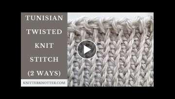 Tunisian Crochet Tutorial